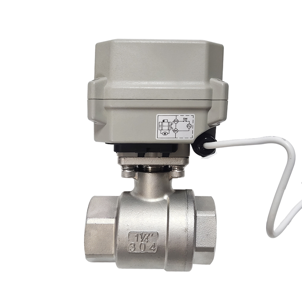 比例調(diào)節(jié)電動(dòng)閥不銹鋼304，316 閥體帶15Nm執(zhí)行器手動(dòng)款模擬量調(diào)節(jié)信號(hào)0-5V, 0-10V, 4-20mA帶反饋信號(hào)4-20mA